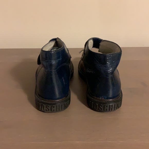 Moschino Vintage Colour Block Leather Booties - Toddler’s Size 29 - Picture 7 of 12